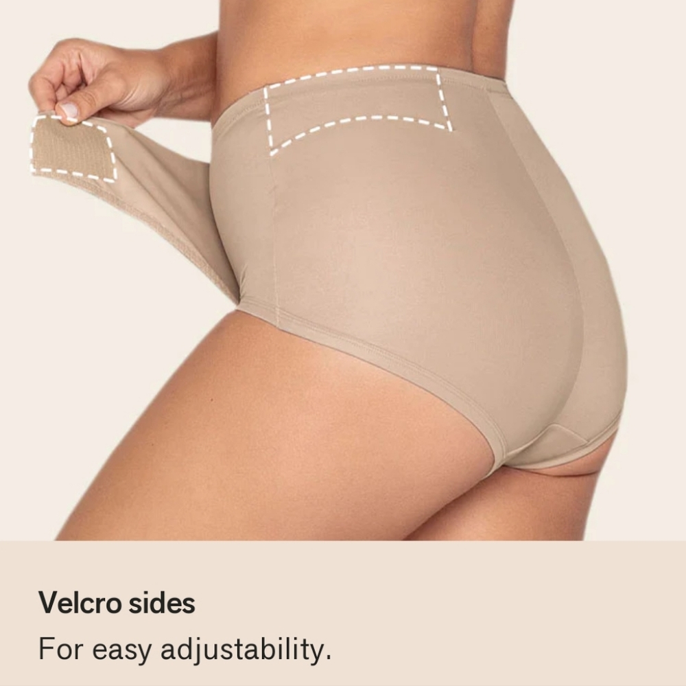 Leonisa Firm Compression Postpartum Panty with Adjustable Belly Wrap sz S - Picture 14 of 16